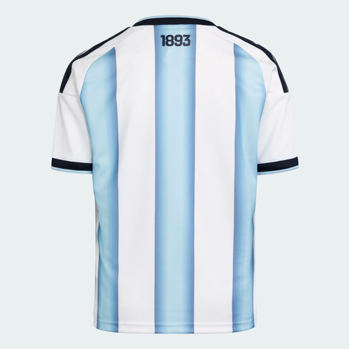 2026 Argentina Home Jersey Youth White (Embroidered Fan Version)