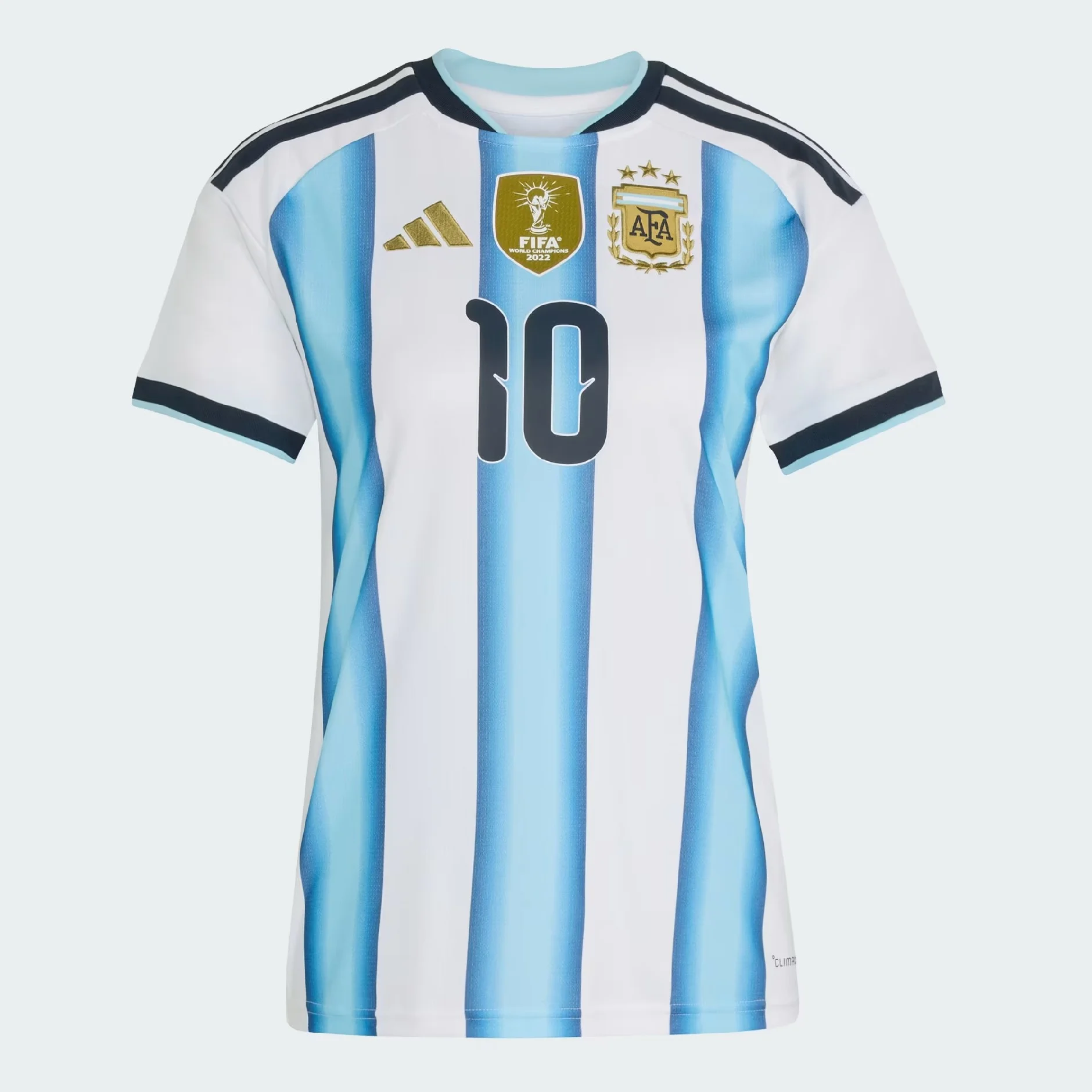 2026 Argentina Home Messi #10 Jersey Women White (Embroidered Fan Version)